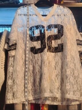 White Lace Jersey